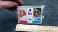 All Star First Basemen Dick Allen & Hank Aaron Card