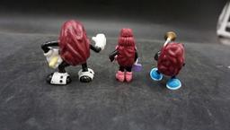 3 - Mr. Raisin Figurines