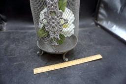 Decorative Bird Cage W/ Flowers