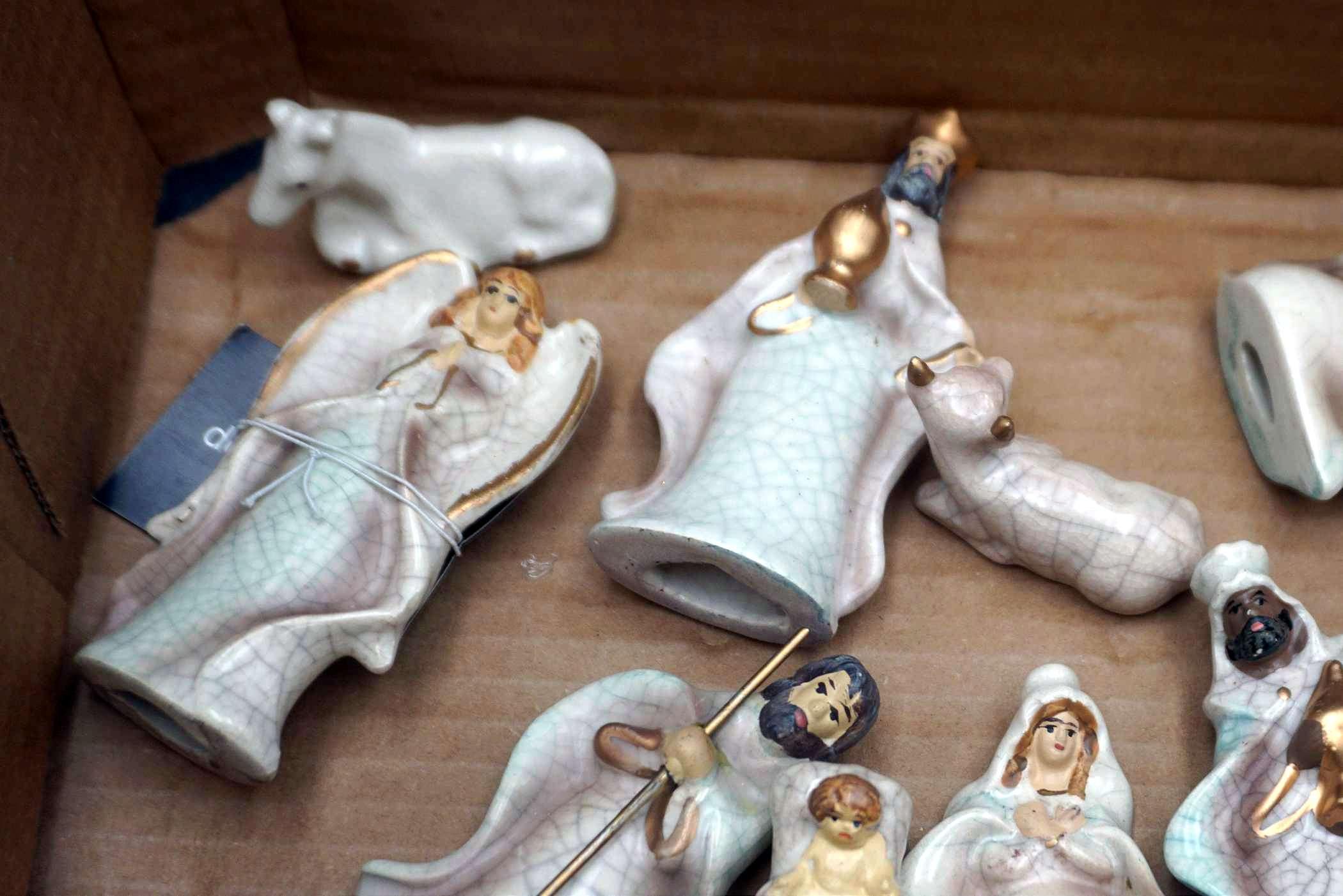 Creative Co-Op Nativity Scene Figurines