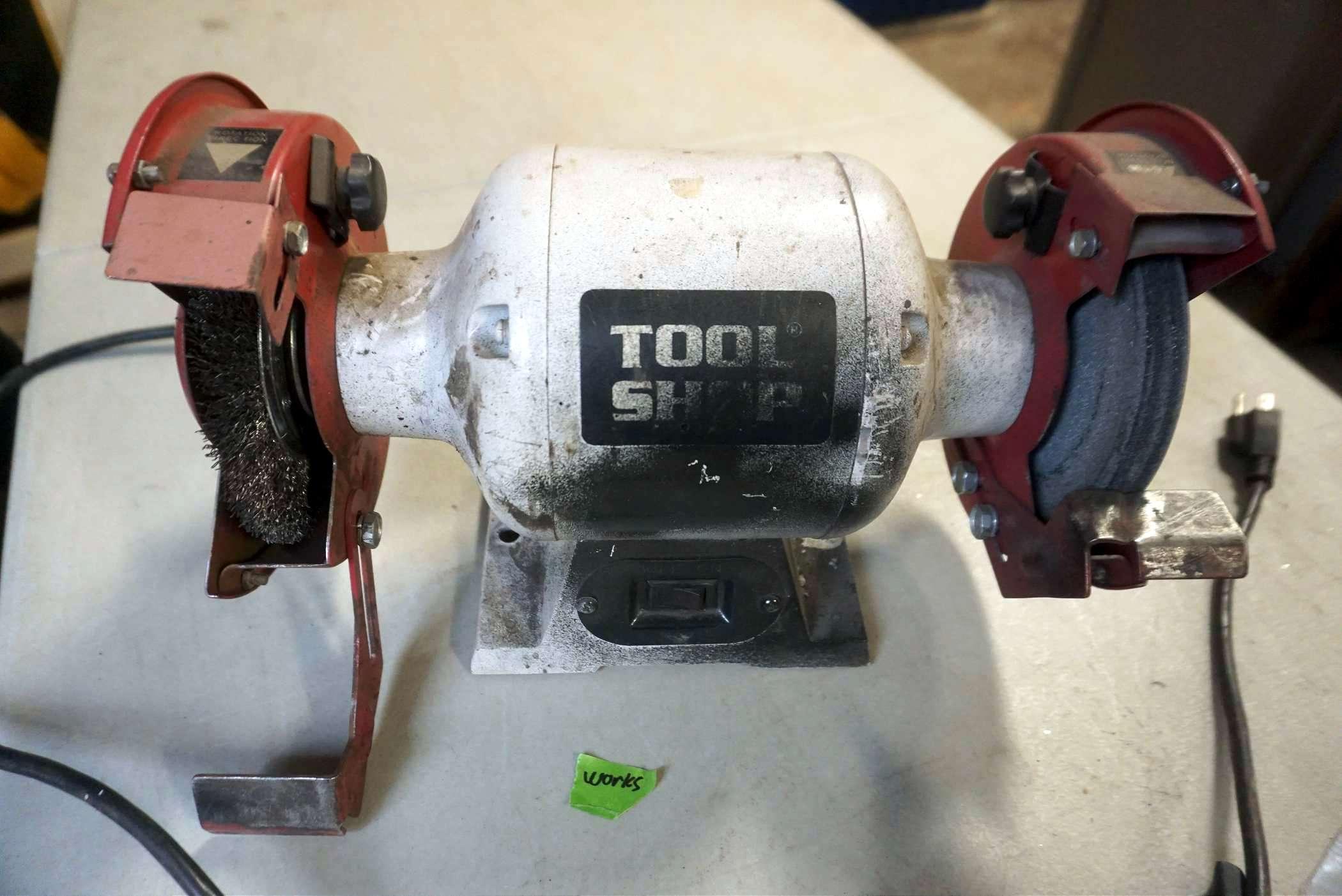 Tool Shop 6" Bench Grinder (Works)