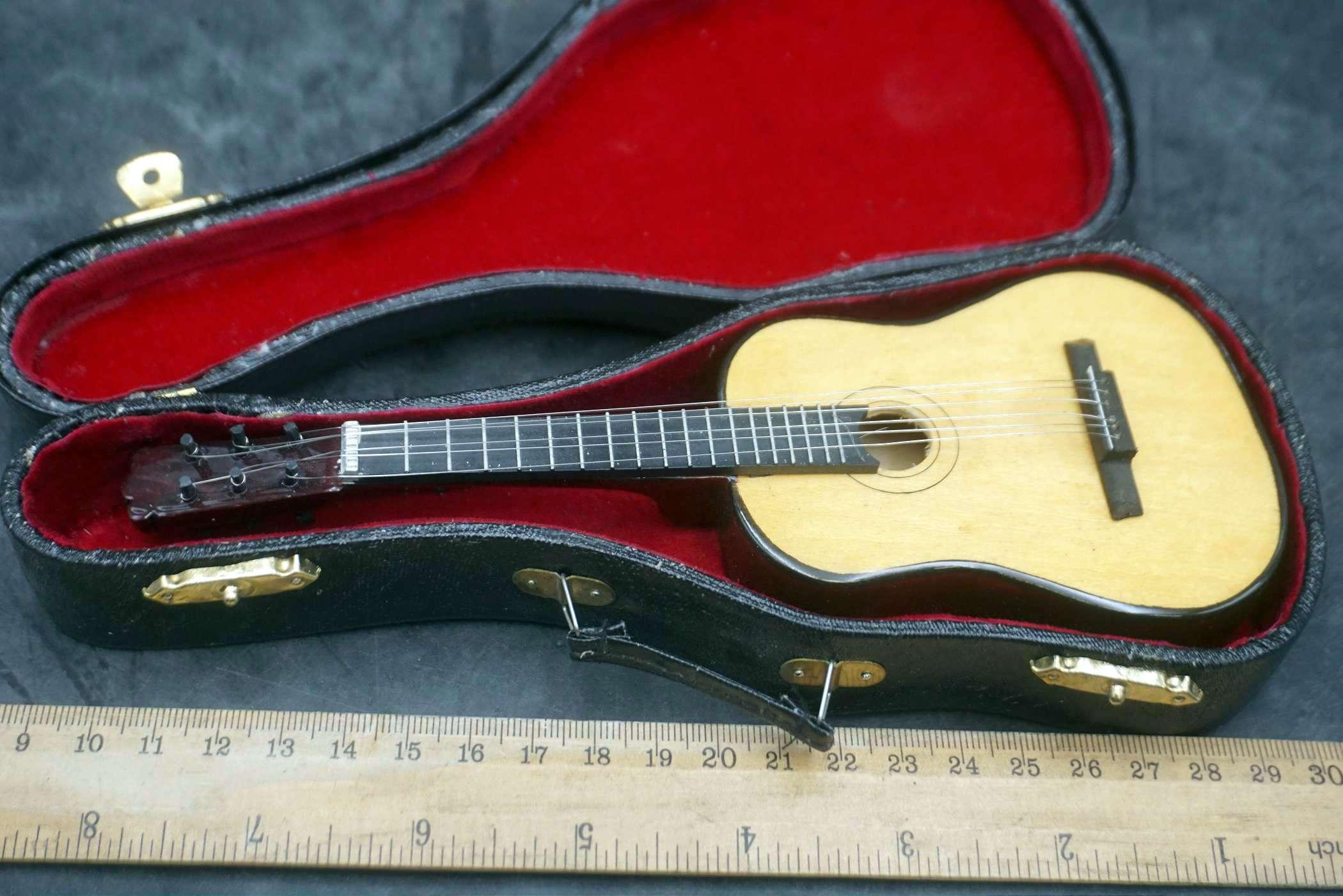 Mini Guitar In Case