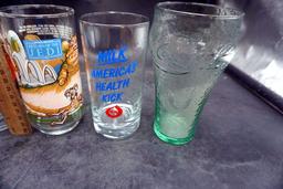 Glasses - Coca-Cola, Star Wars, E.T., Milk