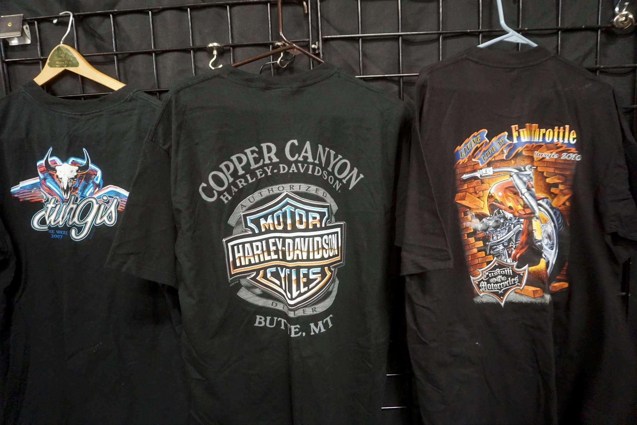 3 Harley-Davidson T Shirts (Xl & L)