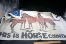 "This Is Horse Country" West Virginia Rug