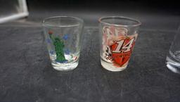 Shot Glass, Beer Glass & Zippo Lighter Fluid