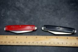 2 Folding Knives - Davy Crockett & Spaceship Jack Knife