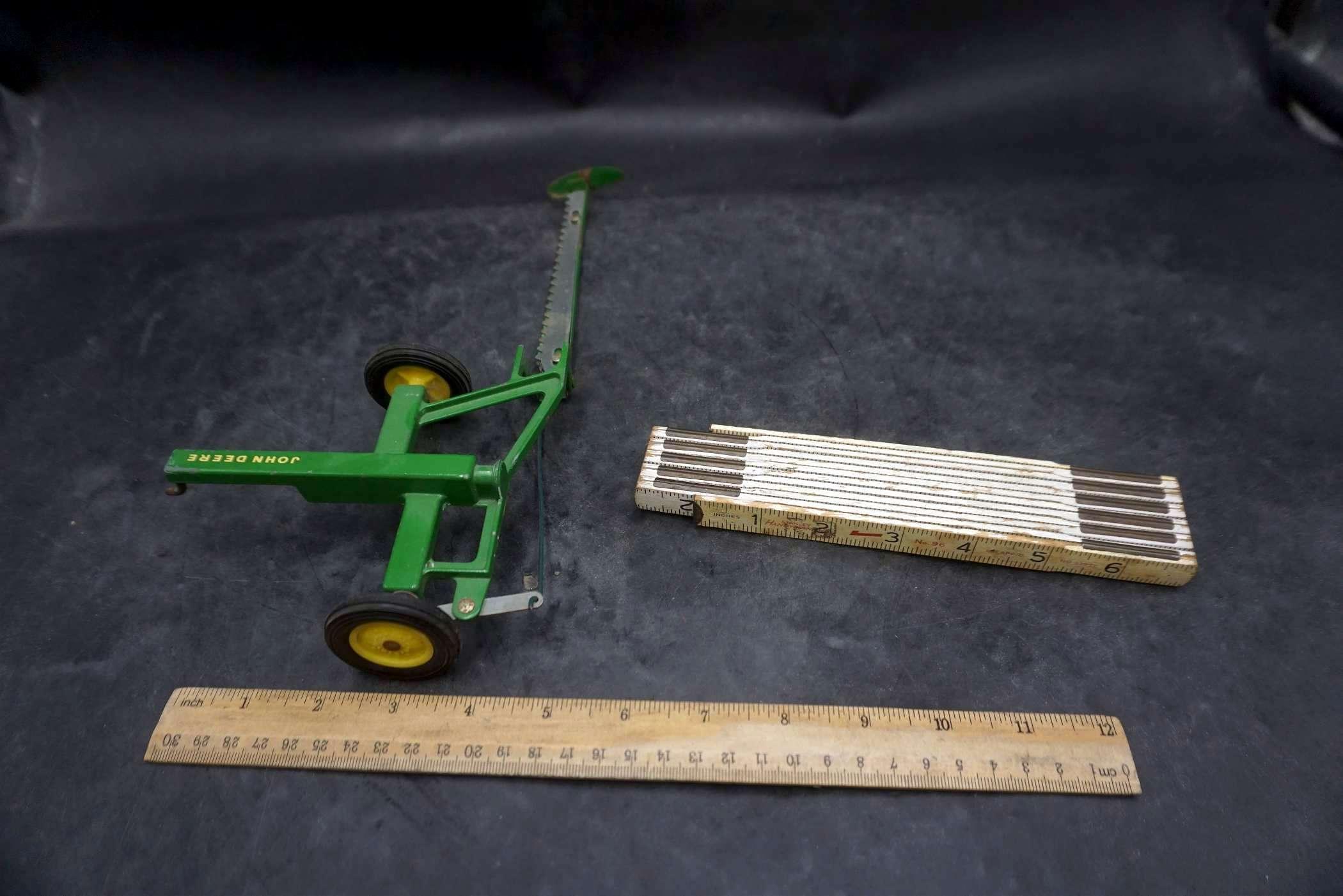 Ertl John Deere Sickle Bar Mower & Folding Measuring Stick