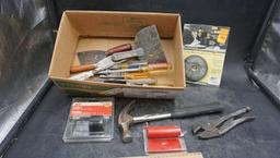 Assorted Tools - Putty Knife, Screwdrivers & More