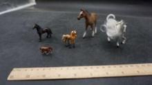 5 - Toy Horse Figurines