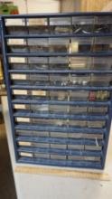 Montgomery Ward Powr Kraft Bolts Bin W/ Hardware