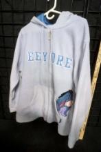 Zip Up Eeyore Sweatshirt (Size 2X)