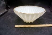 Gold Rimmed Bowl