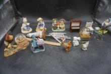 Figurines, Wind Chimes, Mini Piano Bible Verse Paper Holder & Chair