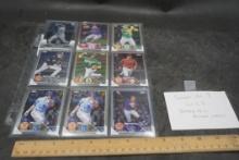 Sheet Of 9 2023 Baseball Rookie Cards