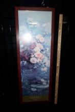 "Summer The Flower Seasons" Framed Picture