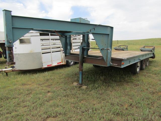 Triple Axle Goosenck Equipment Trailer