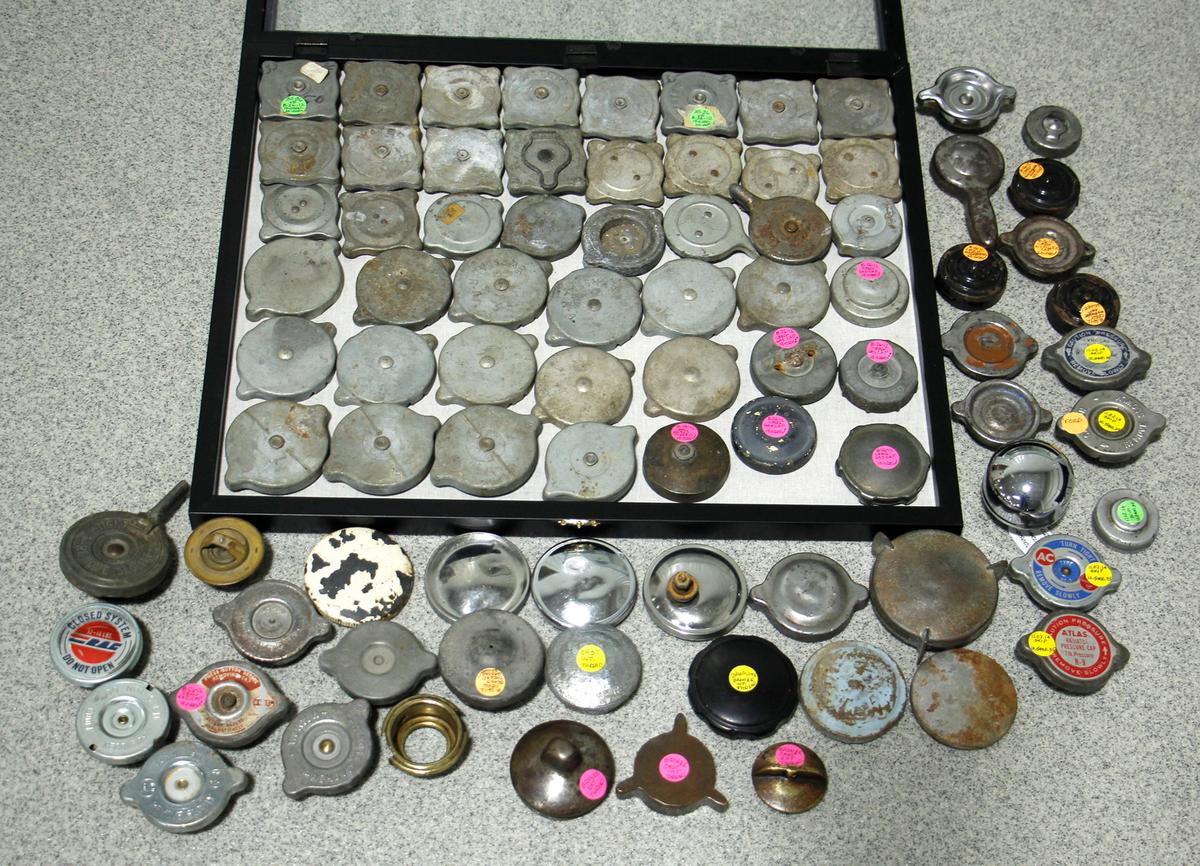 Large Lot of Vintage Gas Caps