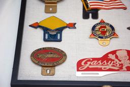 Vintage License Plate Topper Lot Gassy's Akron