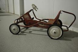 Vintage Super Tot Rod Pedal Car & Tractor