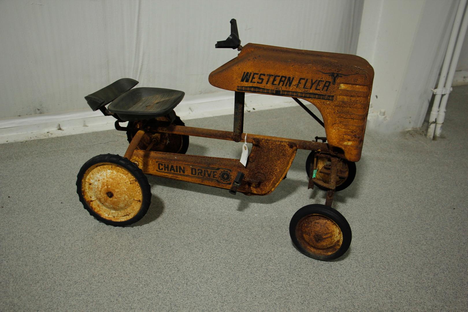 Vintage Super Tot Rod Pedal Car & Tractor