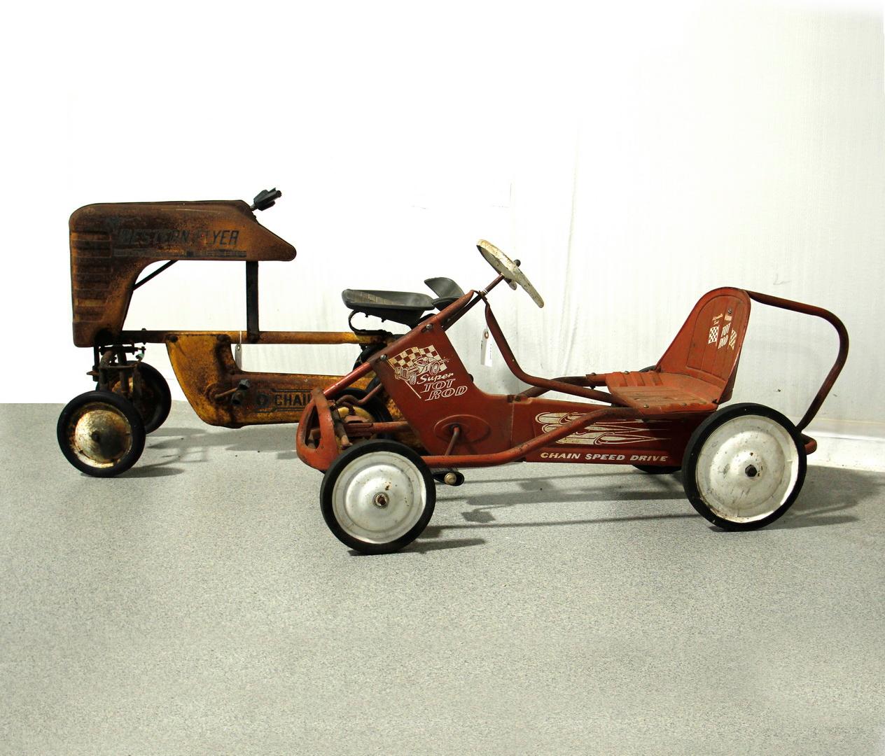 Vintage Super Tot Rod Pedal Car & Tractor