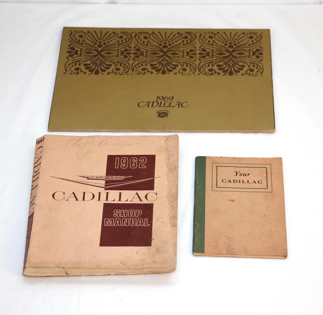 Vintage Cadillac Shop Manual (1) & Portfolios (2)
