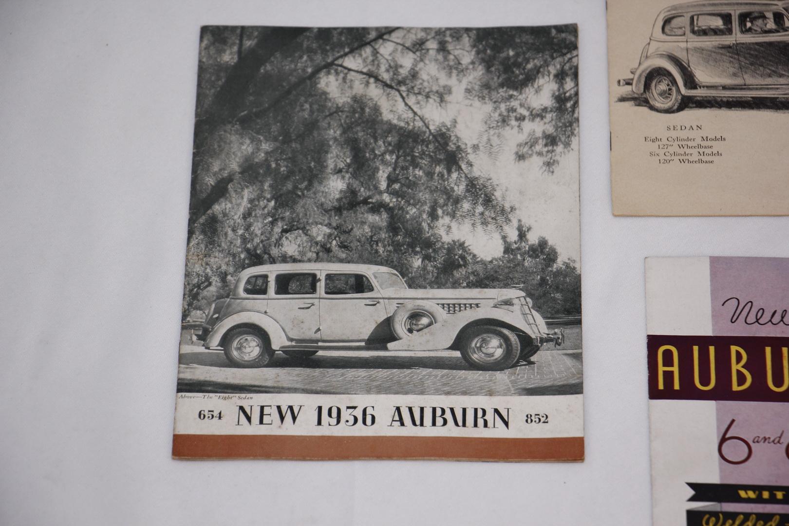 Vintage Auburn Advertising Brochures