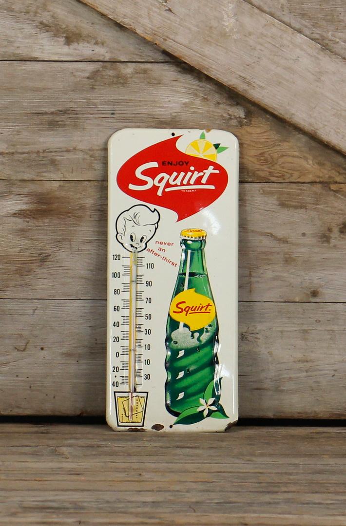 Enjoy SQUIRT Soda Thermometer Advertising Sign