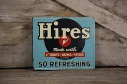 Hires Root Beer Double-Sided Flange Sign