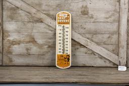 Colonial Automotive Seat Covers Thermometer Sign