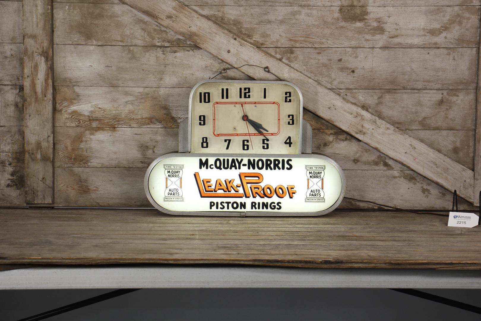 McQuay Norris Piston Rings by Lackner Clock