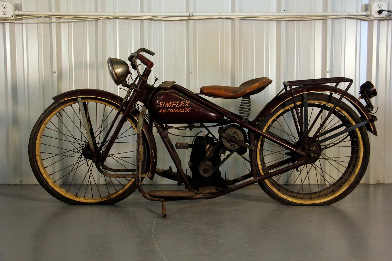 1950s Simplex Automatic Motorcycle