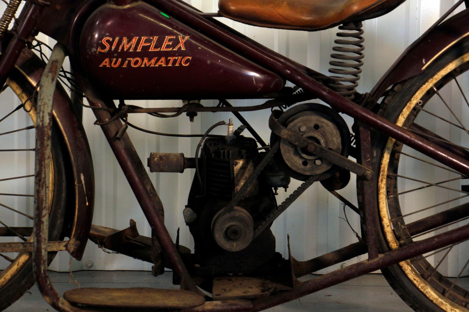 1950s Simplex Automatic Motorcycle