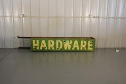 Hardware Store Neon Double-Sided Porcelain Can Sign