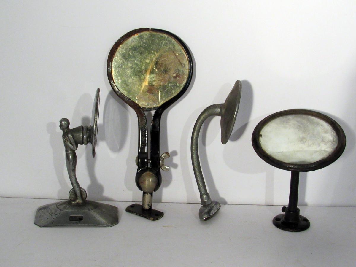 4 Vintage Vehicle Side Mirrors