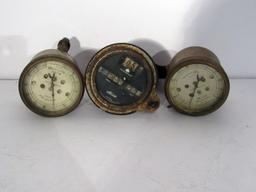 3 Vintage Stewart Speedometers