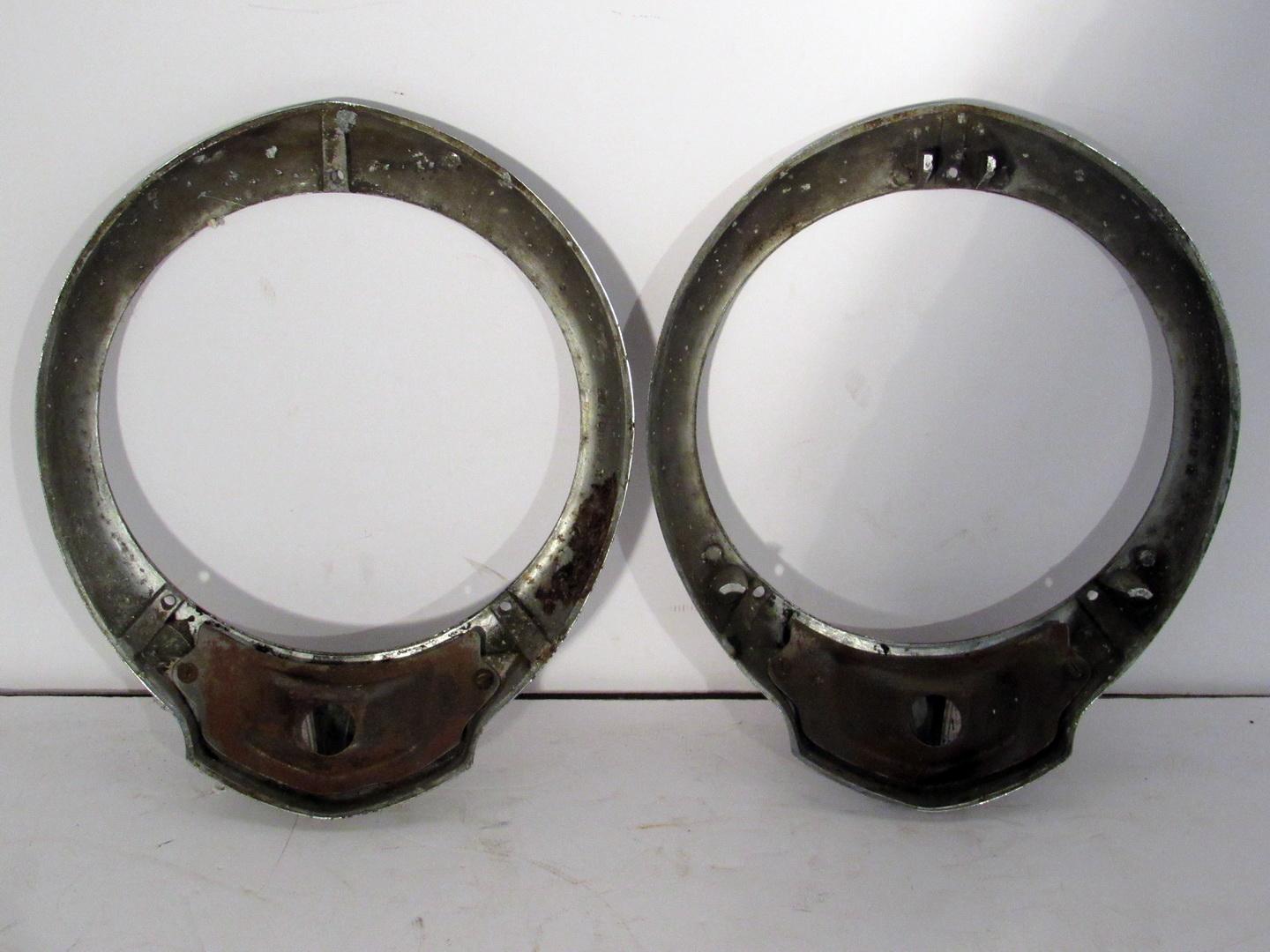 2 1940 Dodge Headlight Bezels