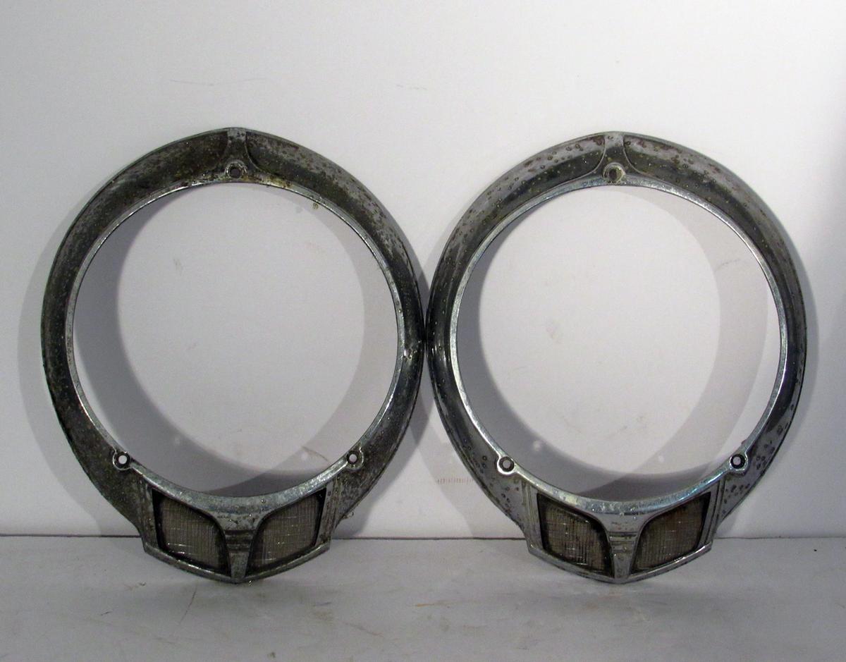 2 1940 Dodge Headlight Bezels