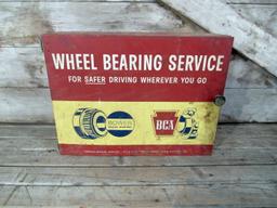 Vintage Wheel Bearing Service Cabinet