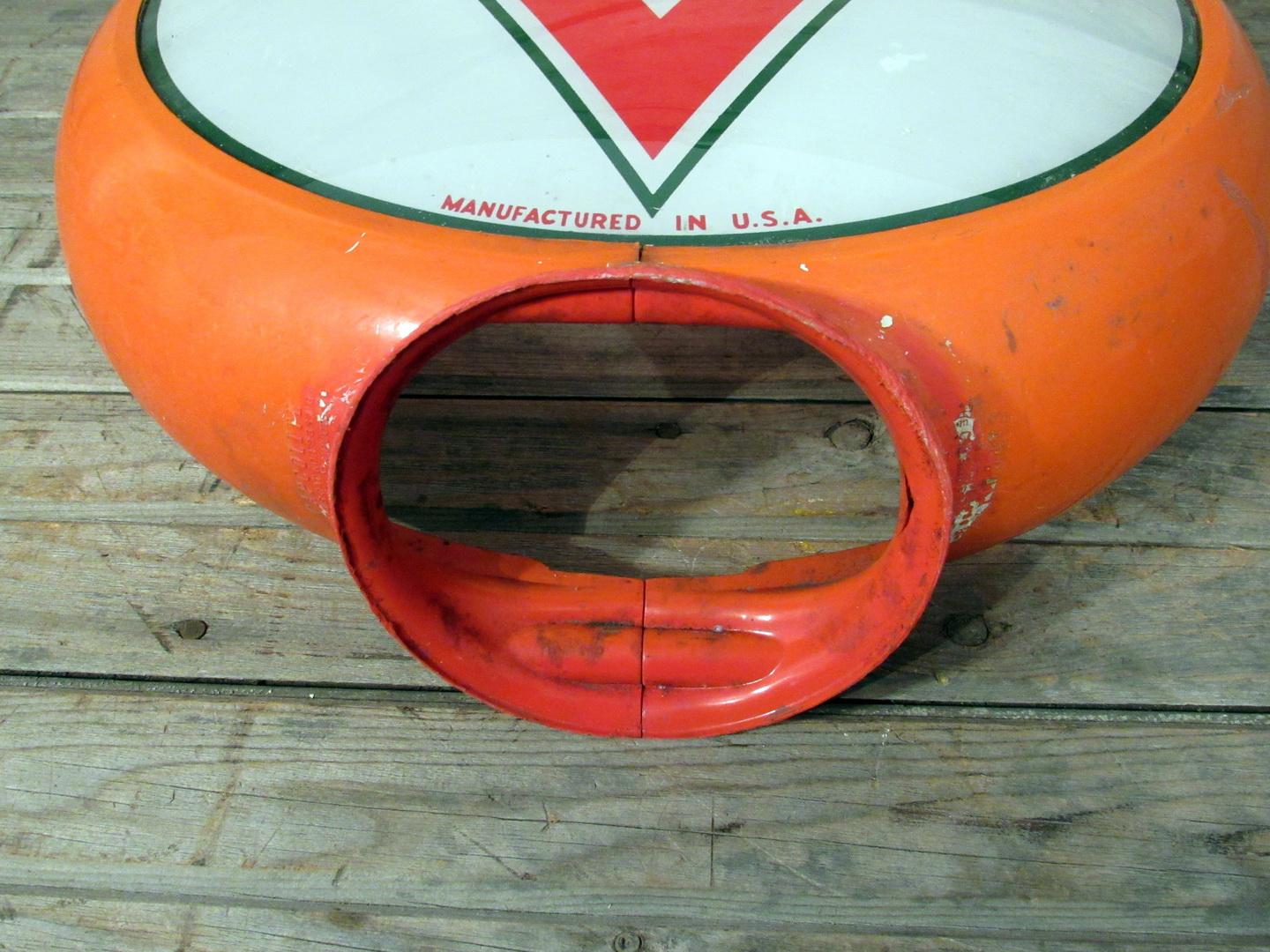 Vintage Conoco Gas Globe