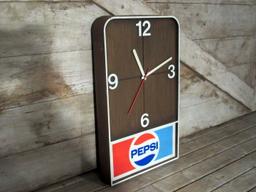 Vintage Plastic Pepsi Wall Clock