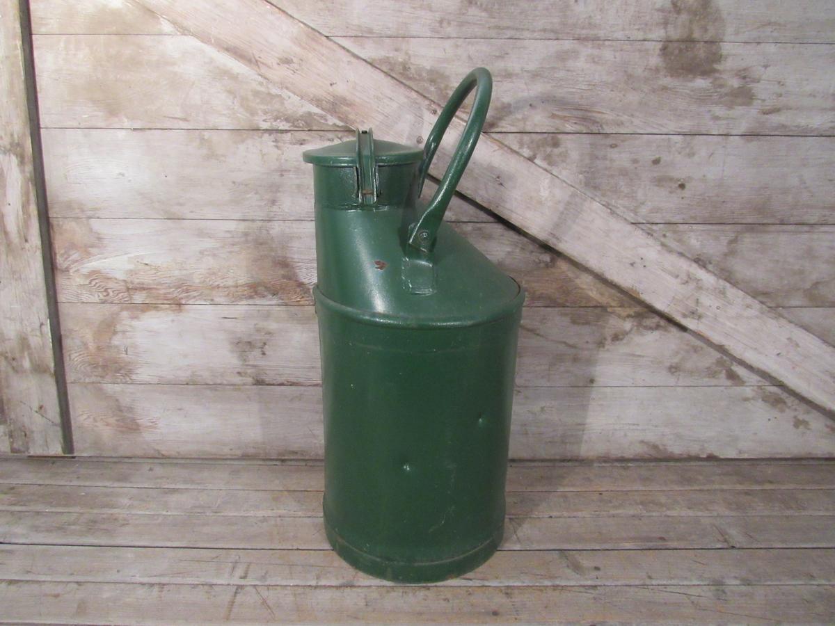 Vintage Green Oil Can