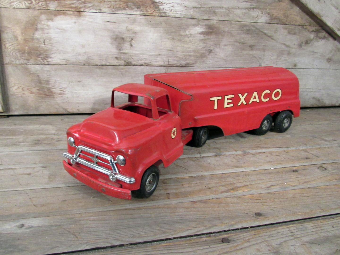 Vintage Texaco Steel Tank Truck with Original Box