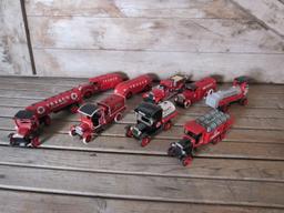 Replcia Texaco Truck Banks and 1 Red Crown Truck Bank