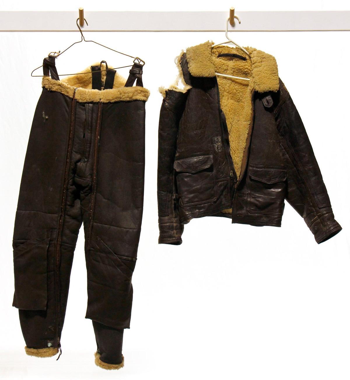 WWII U.S. Army Air Forces Leather Flight Suit