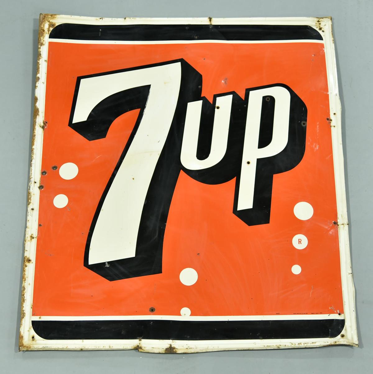 7UP Tin Soda Larger Sign