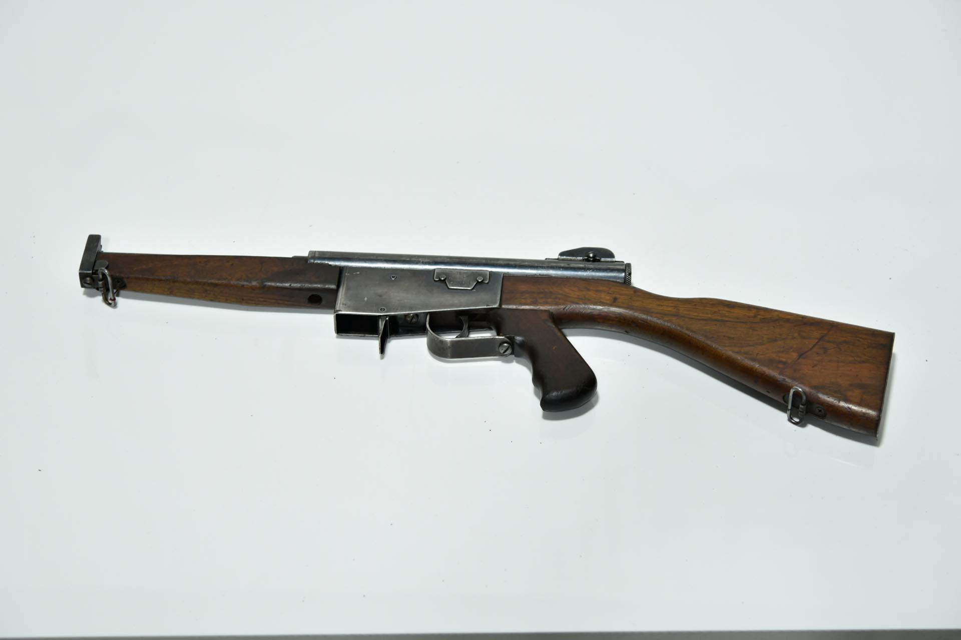 Cold War Ingram Submachine Gun, Peruvian Model Republic of Peru Crest Stamped