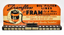 1949 Framless for Fram Oil Filter Lines Display Sign