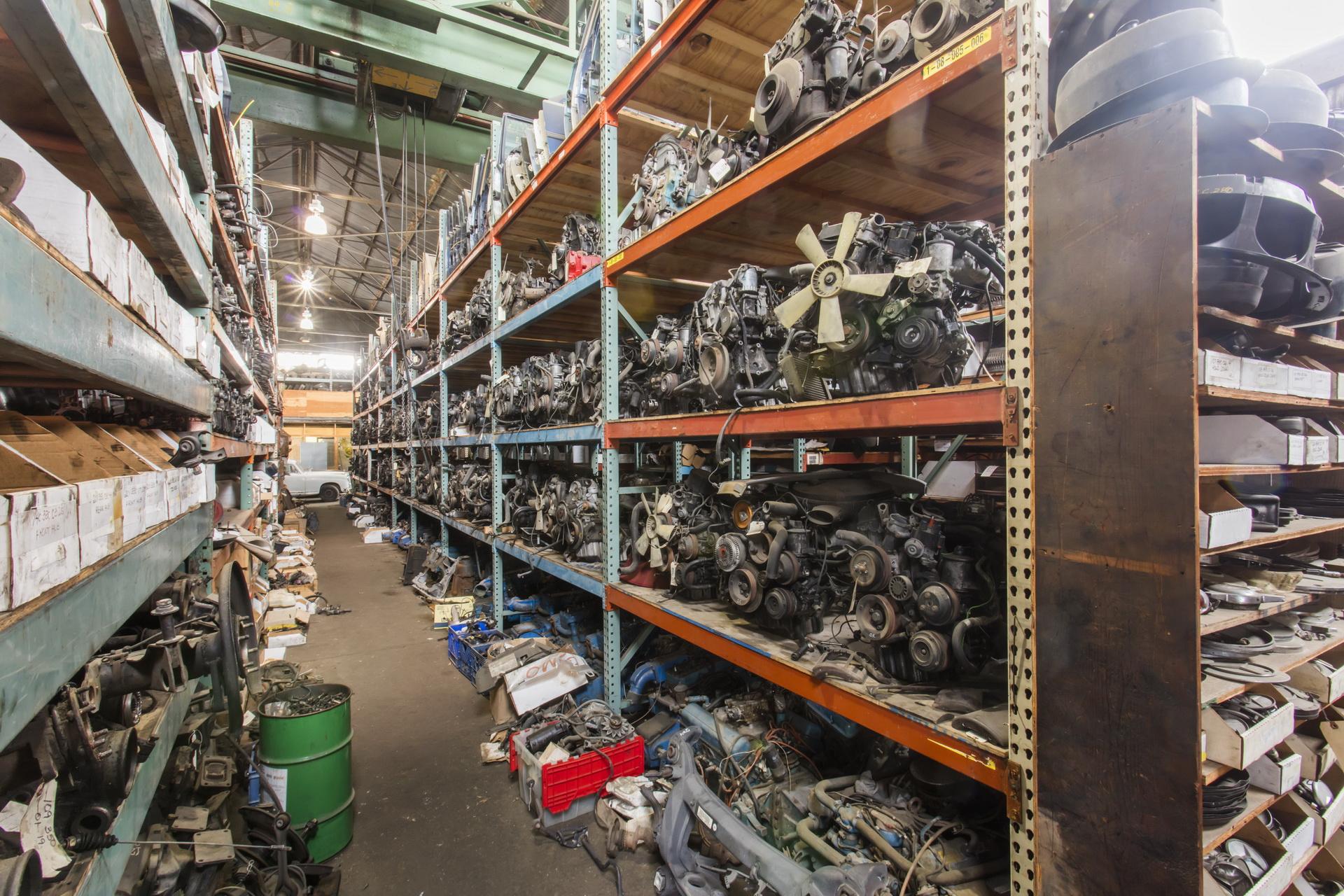 A Lifelong Collection of Expertly Curated Mercedes-Benz Parts from the 1950s to 2000s - One Lot